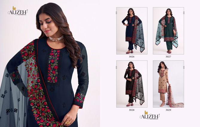 Alizeh Almora Vol 7 Wholesale Georgette Wedding Salwar Suits Catalog